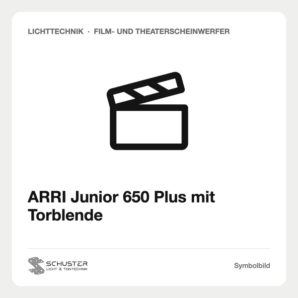 ARRI Junior 650 Plus mit Torblende