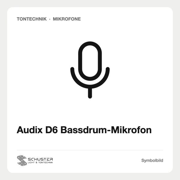 Audix D6 Bassdrum-Mikrofon
