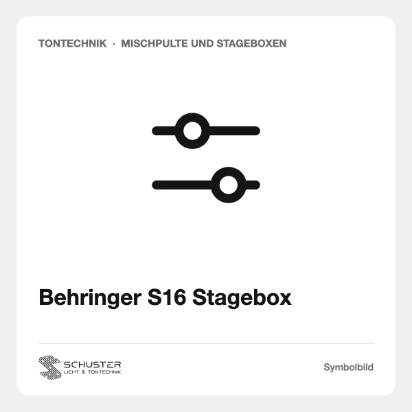 Behringer S16 Stagebox