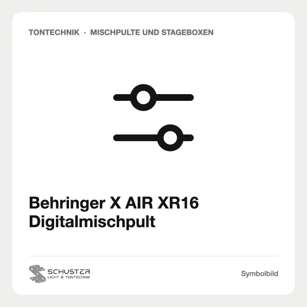 Behringer X AIR XR16 Digitalmischpult