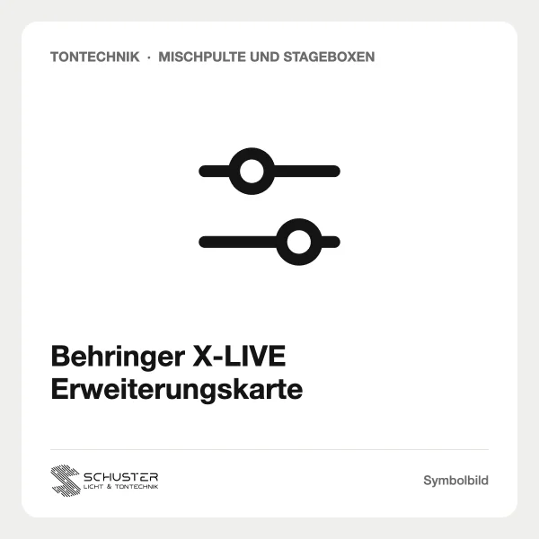Behringer X-LIVE Erweiterungskarte