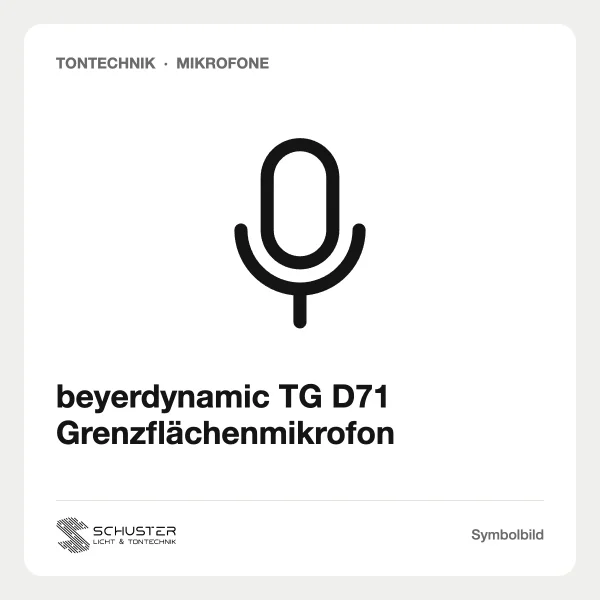 beyerdynamic TG D71 Grenzflächenmikrofon