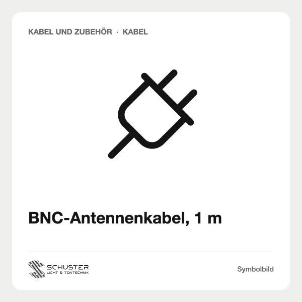 BNC-Antennenkabel, 1 m