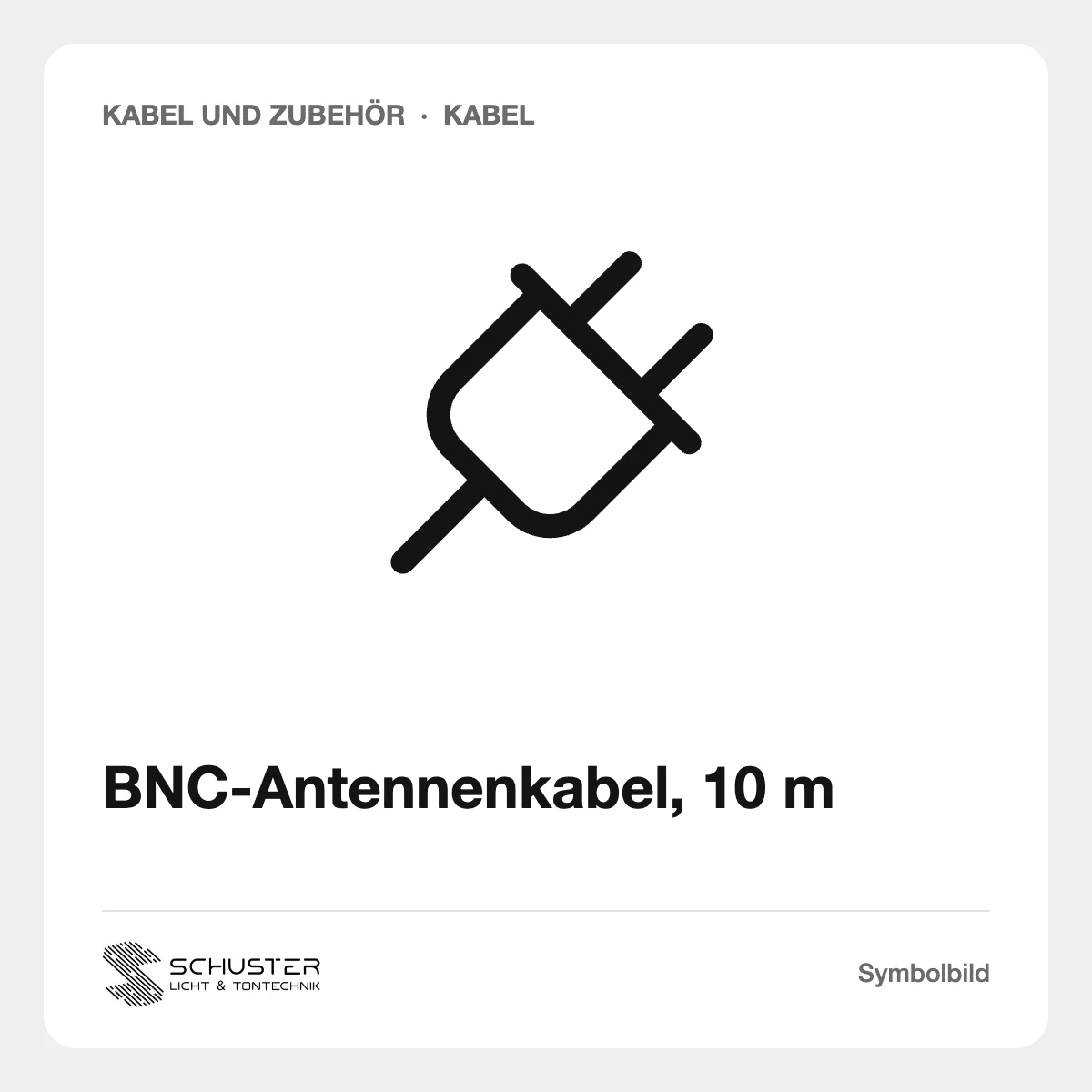 BNC-Antennenkabel, 10 m