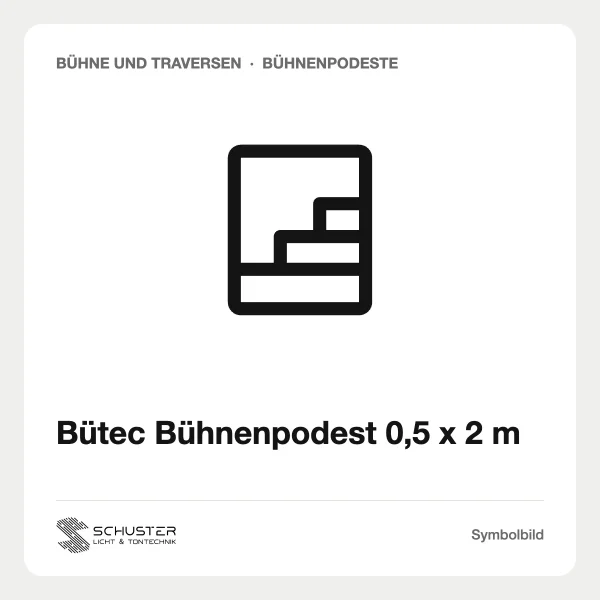 Bütec Bühnenpodest 0,5 x 2 m