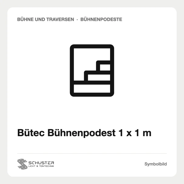 Bütec Bühnenpodest 1 x 1 m