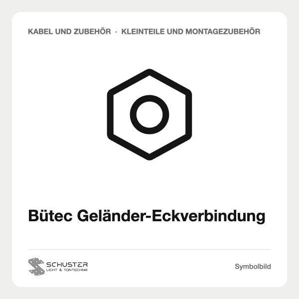 Bütec Geländer-Eckverbindung