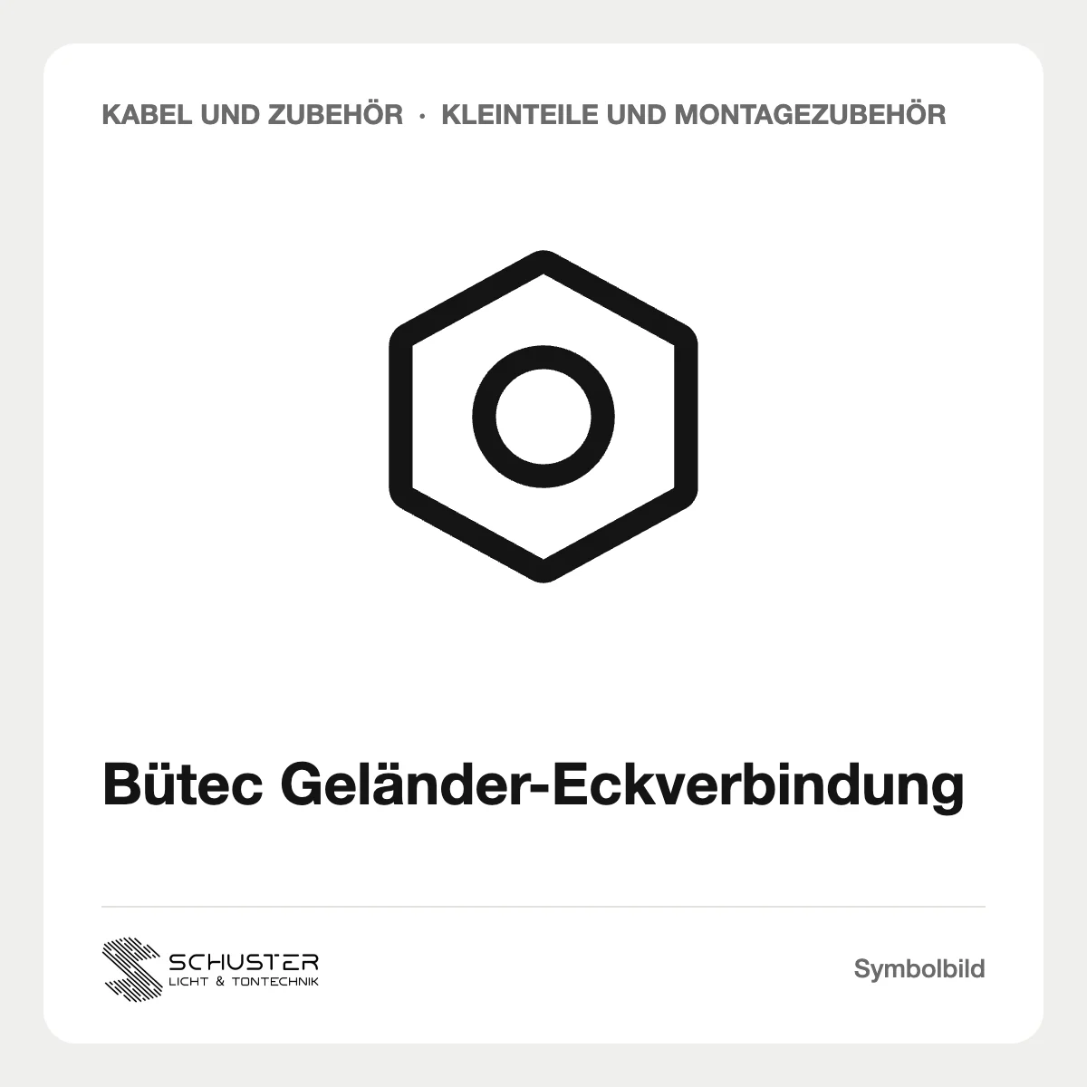 Bütec Geländer-Eckverbindung