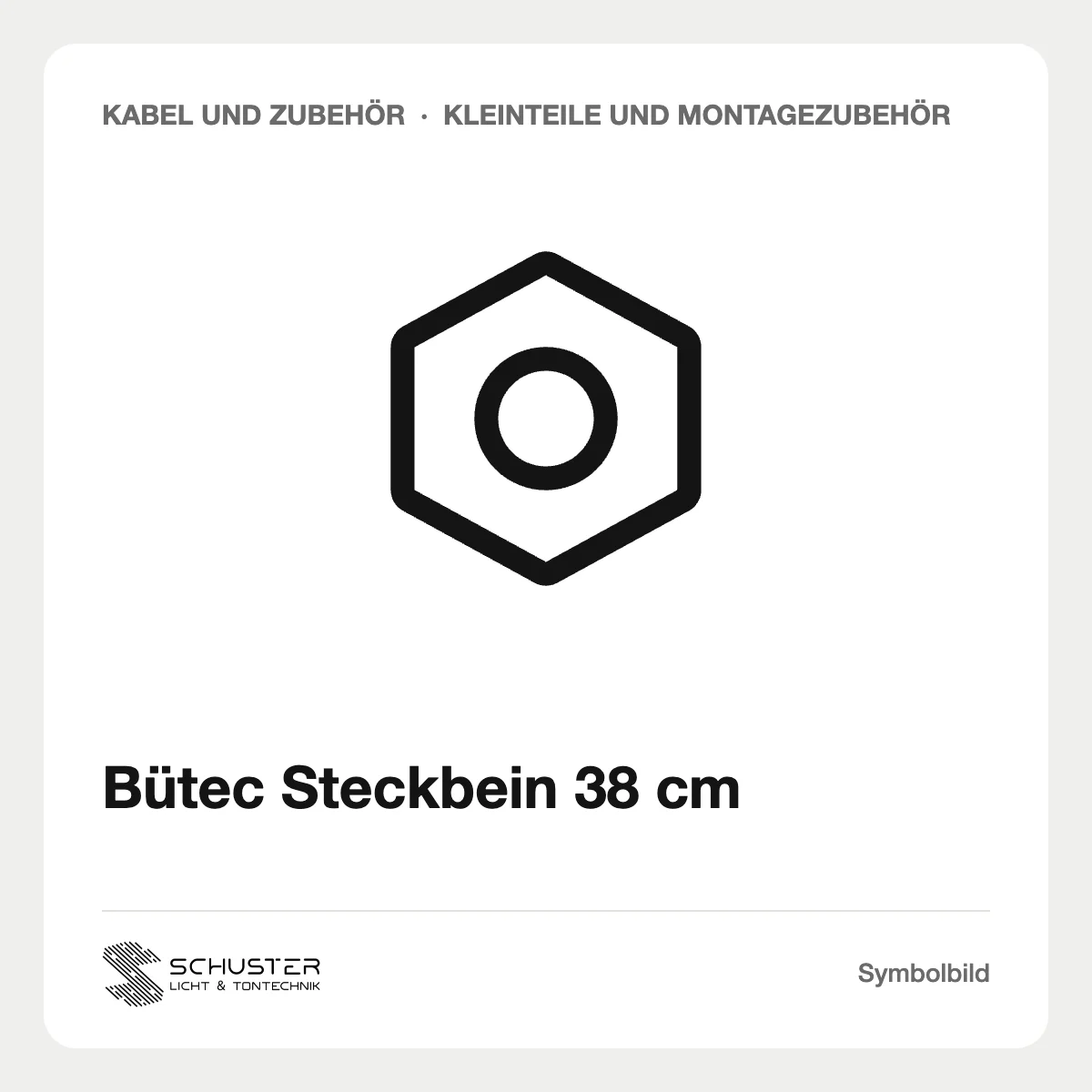 Bütec Steckbein 38 cm