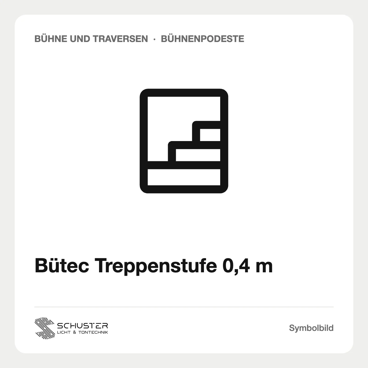 Bütec Treppenstufe 0,4 m