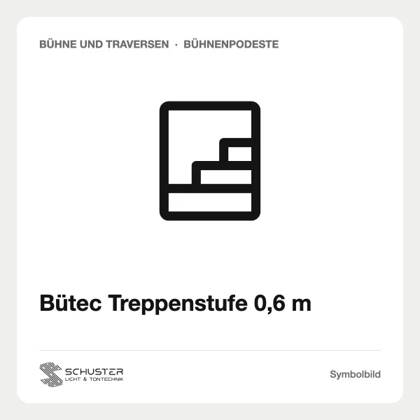 Bütec Treppenstufe 0,6 m