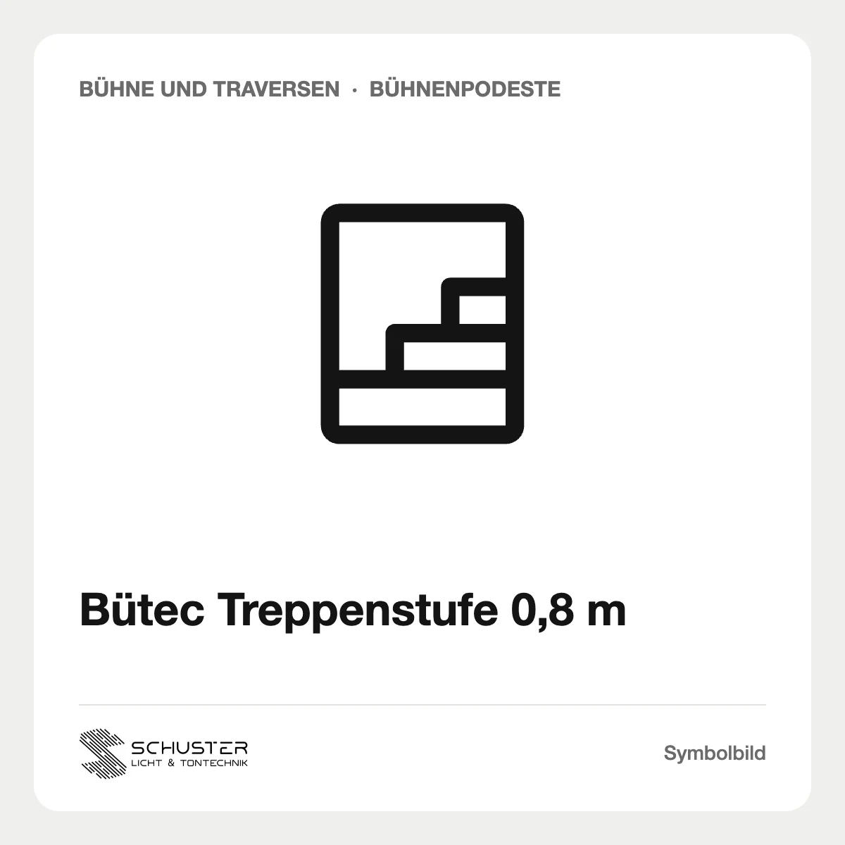 Bütec Treppenstufe 0,8 m