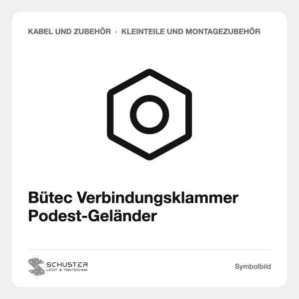 Bütec Verbindungsklammer Podest-Geländer