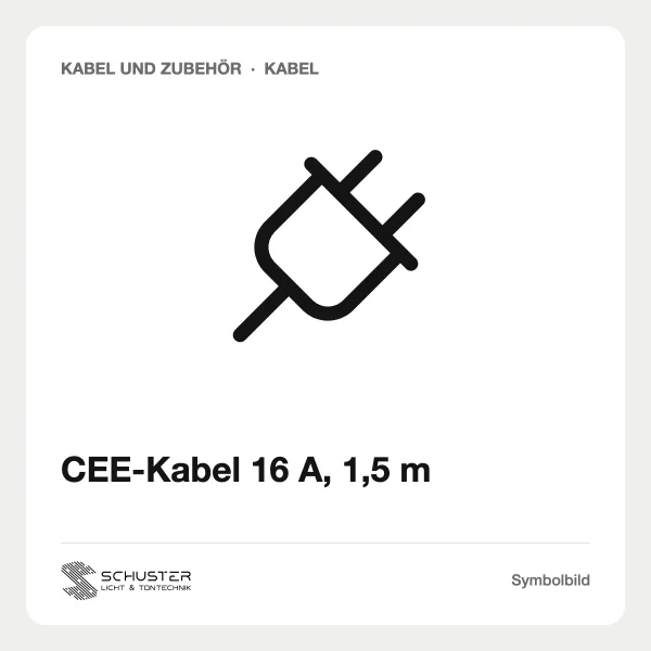 CEE-Kabel 16 A, 1,5 m