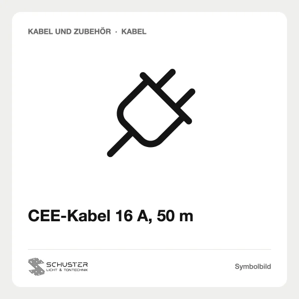 CEE-Kabel 16 A, 50 m