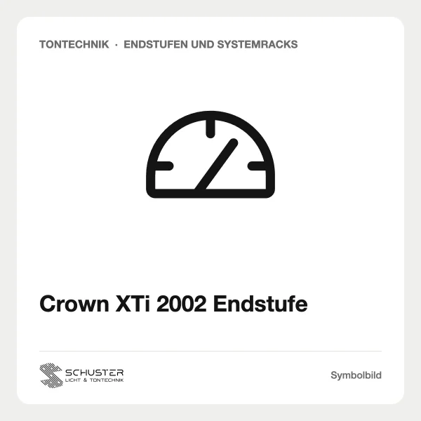 Crown XTi 2002 Endstufe