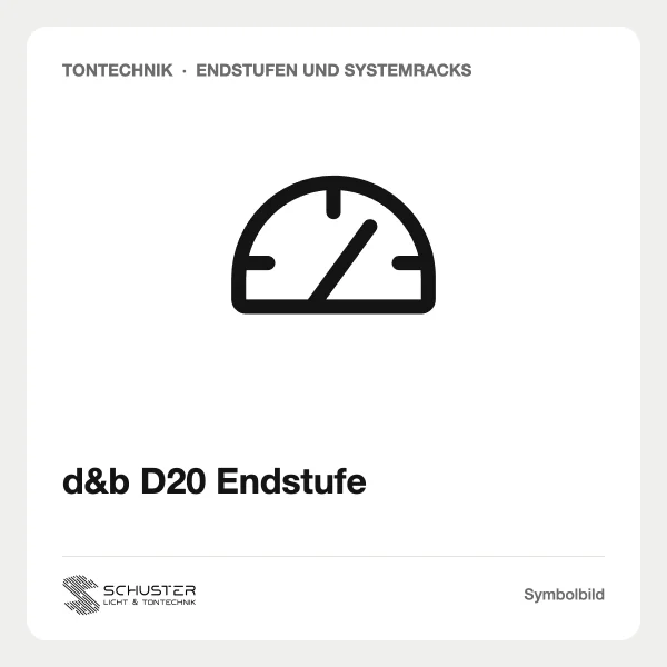 d&b D20 Endstufe