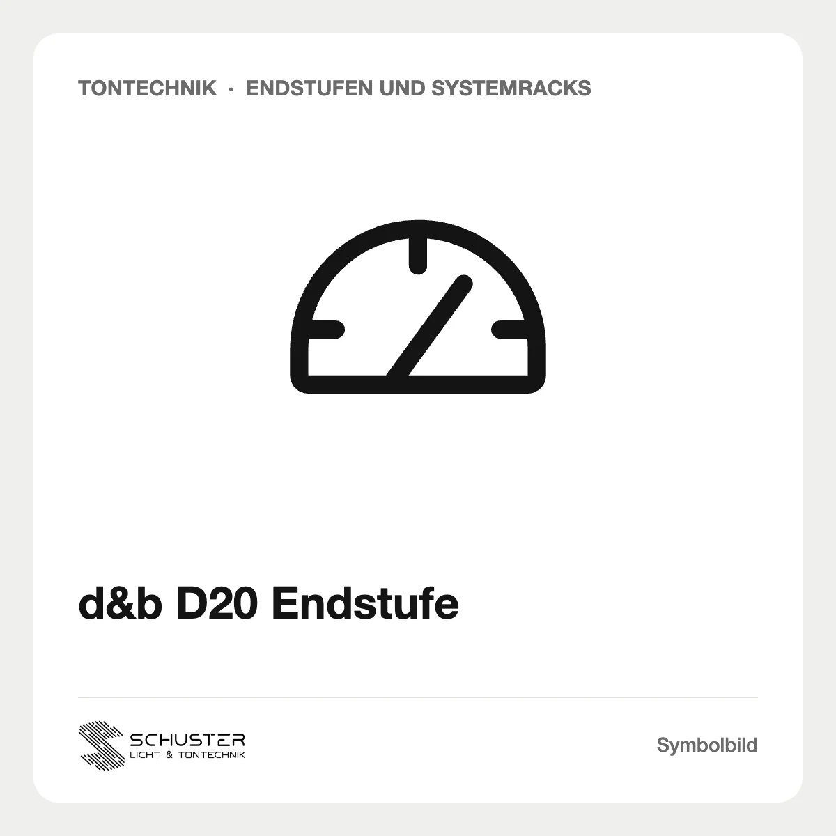 d&b D20 Endstufe