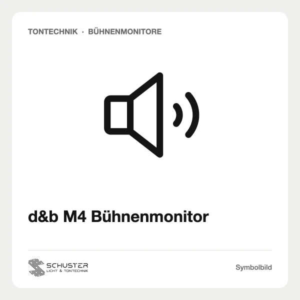 d&b M4 Bühnenmonitor