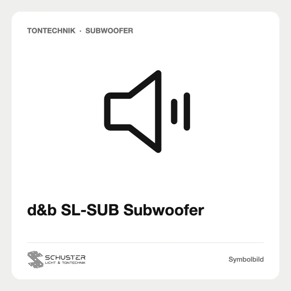 d&b SL-SUB Subwoofer