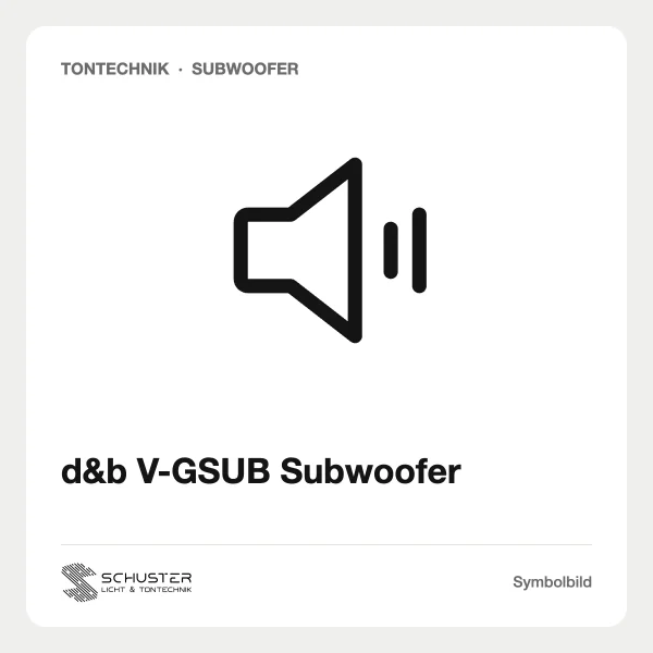 d&b V-GSUB Subwoofer