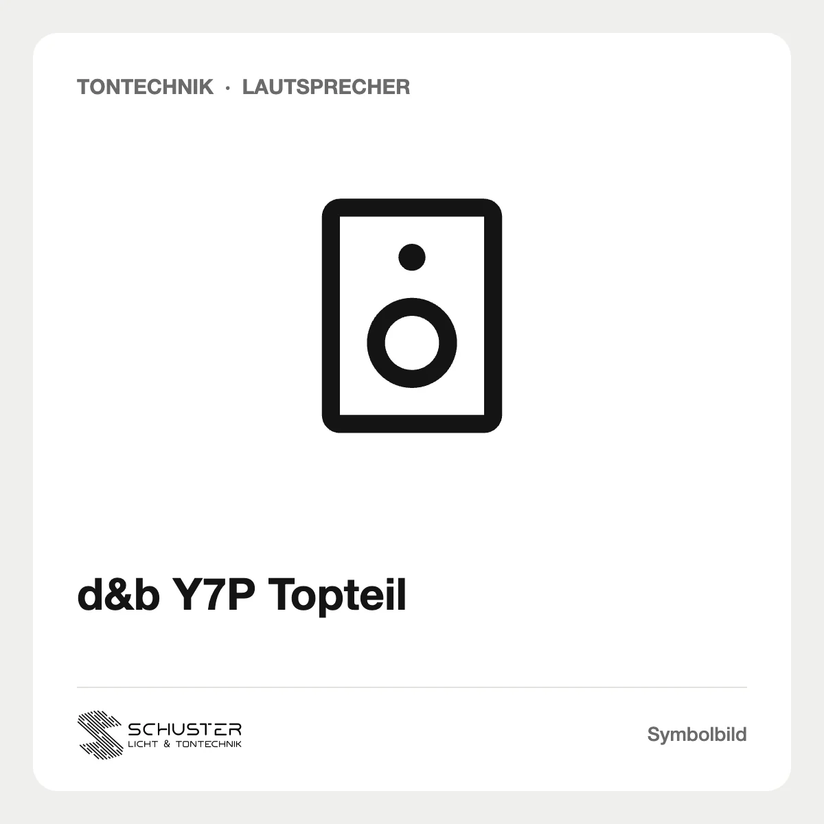 d&b Y7P Topteil