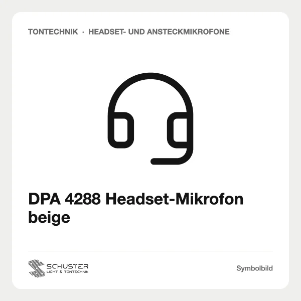 DPA 4288 Headset-Mikrofon beige