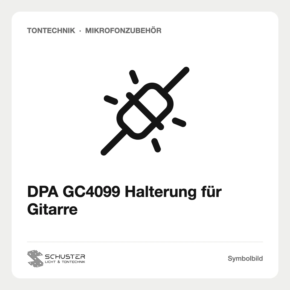 DPA GC4099 Halterung für Gitarre