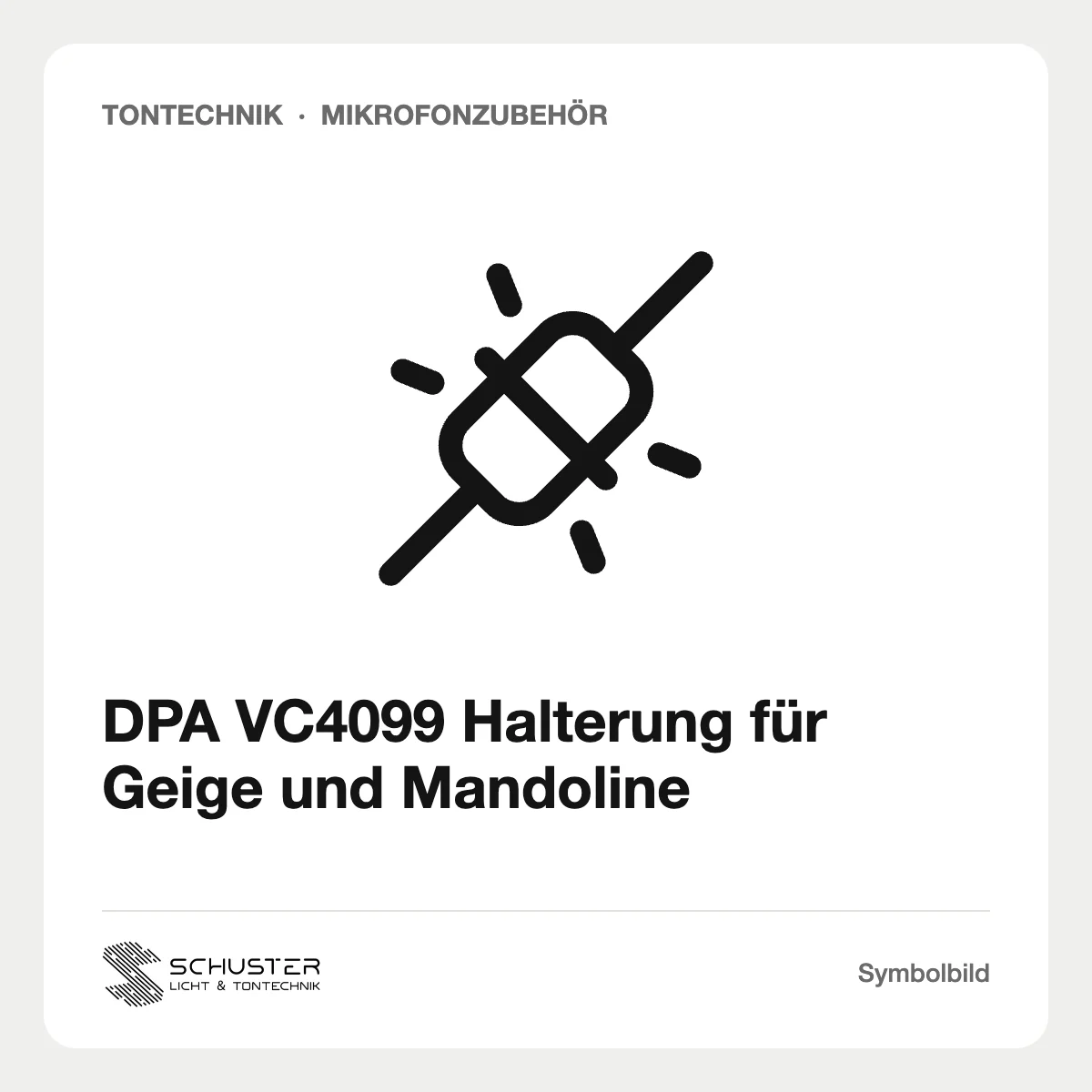 DPA VC4099 Halterung für Geige und Mandoline