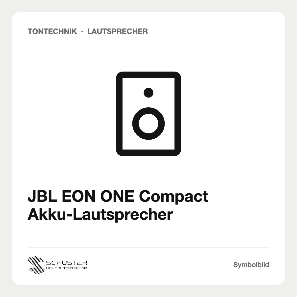 JBL EON ONE Compact Akku-Lautsprecher
