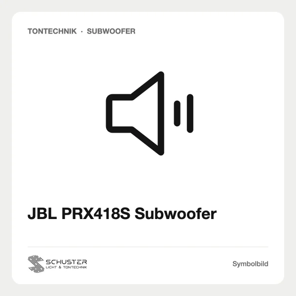 JBL PRX418S Subwoofer
