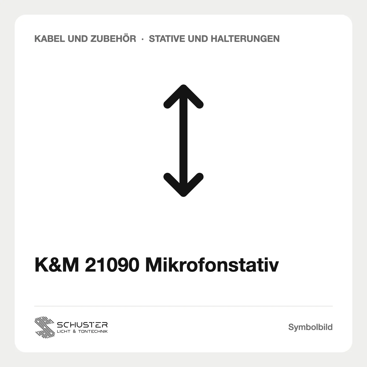 K&M 21090 Mikrofonstativ