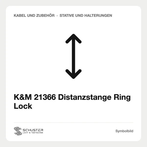 K&M 21366 Distanzstange Ring Lock