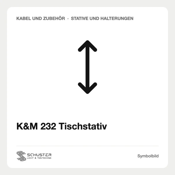 K&M 232 Tischstativ