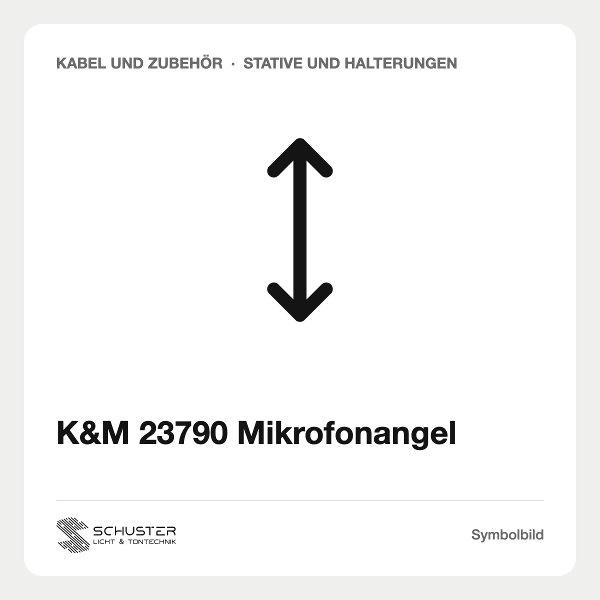 K&M 23790 Mikrofonangel