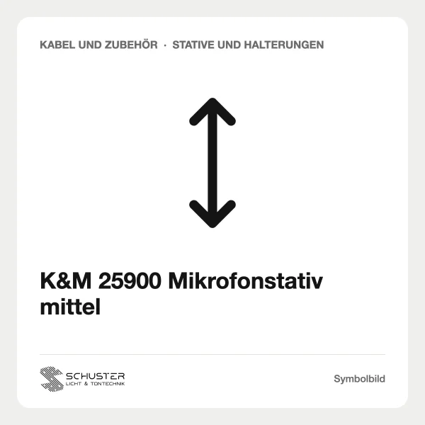 K&M 25900 Mikrofonstativ mittel