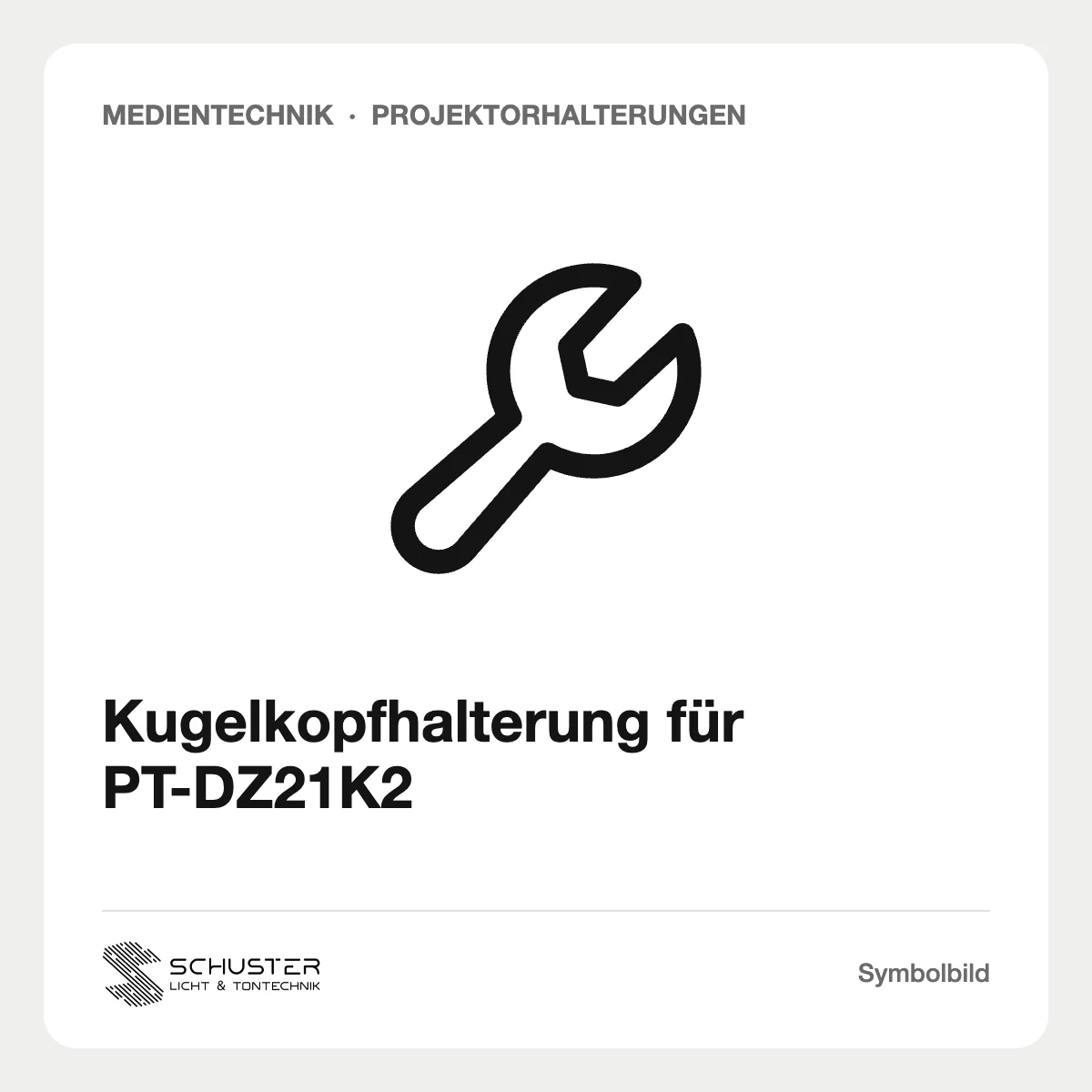 Kugelkopfhalterung für PT-DZ21K2
