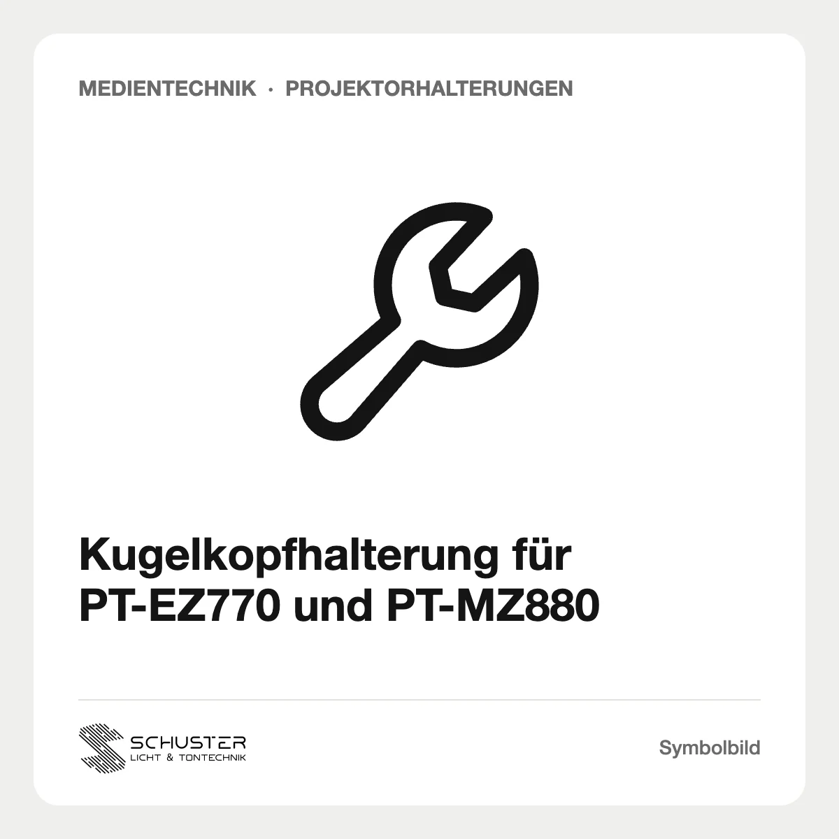 Kugelkopfhalterung für PT-EZ770 und PT-MZ880