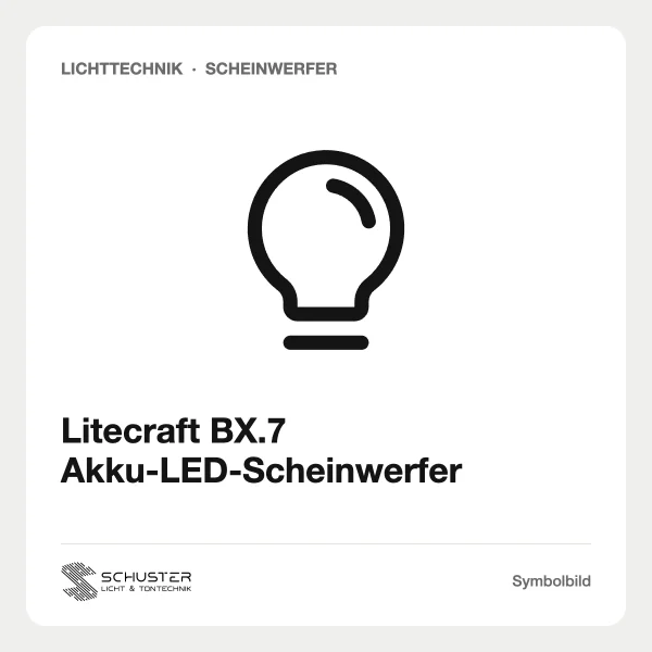 Litecraft BX.7 Akku-LED-Scheinwerfer