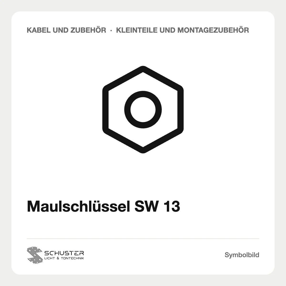 Maulschlüssel SW 13