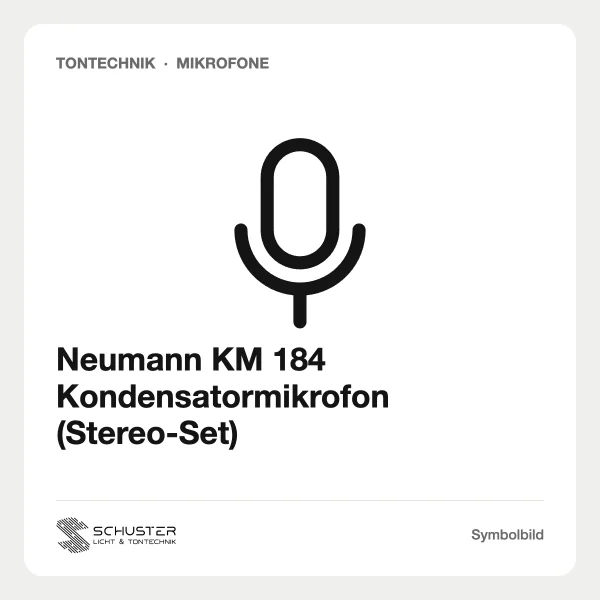 Neumann KM 184 Kondensatormikrofon (Stereo-Set)
