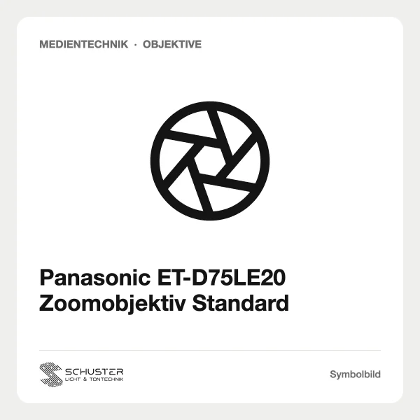 Panasonic ET-D75LE20 Zoomobjektiv Standard