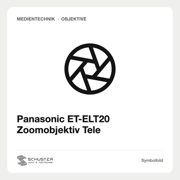 Panasonic ET-ELT20 Zoomobjektiv Tele