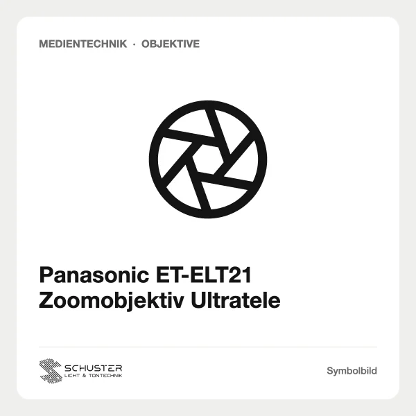 Panasonic ET-ELT21 Zoomobjektiv Ultratele