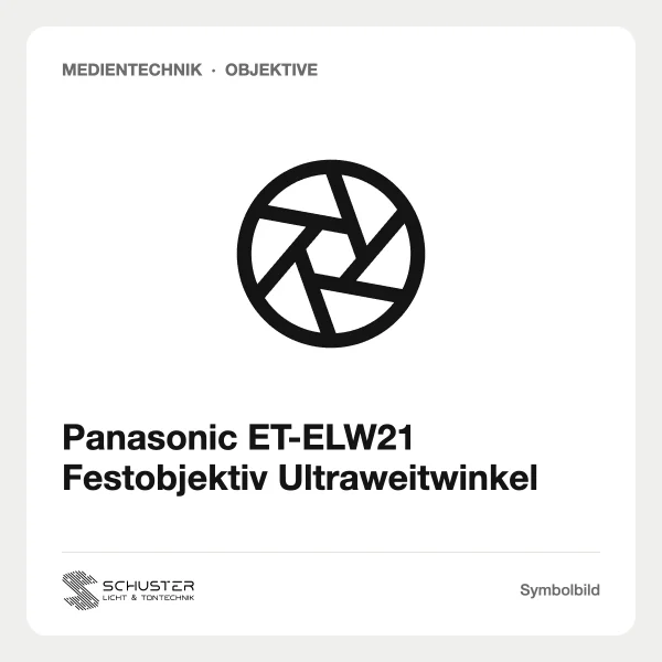 Panasonic ET-ELW21 Festobjektiv Ultraweitwinkel