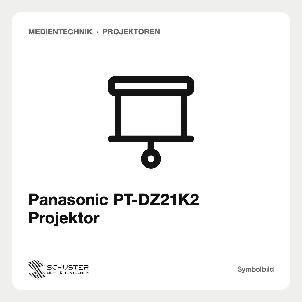 Panasonic PT-DZ21K2 Projektor