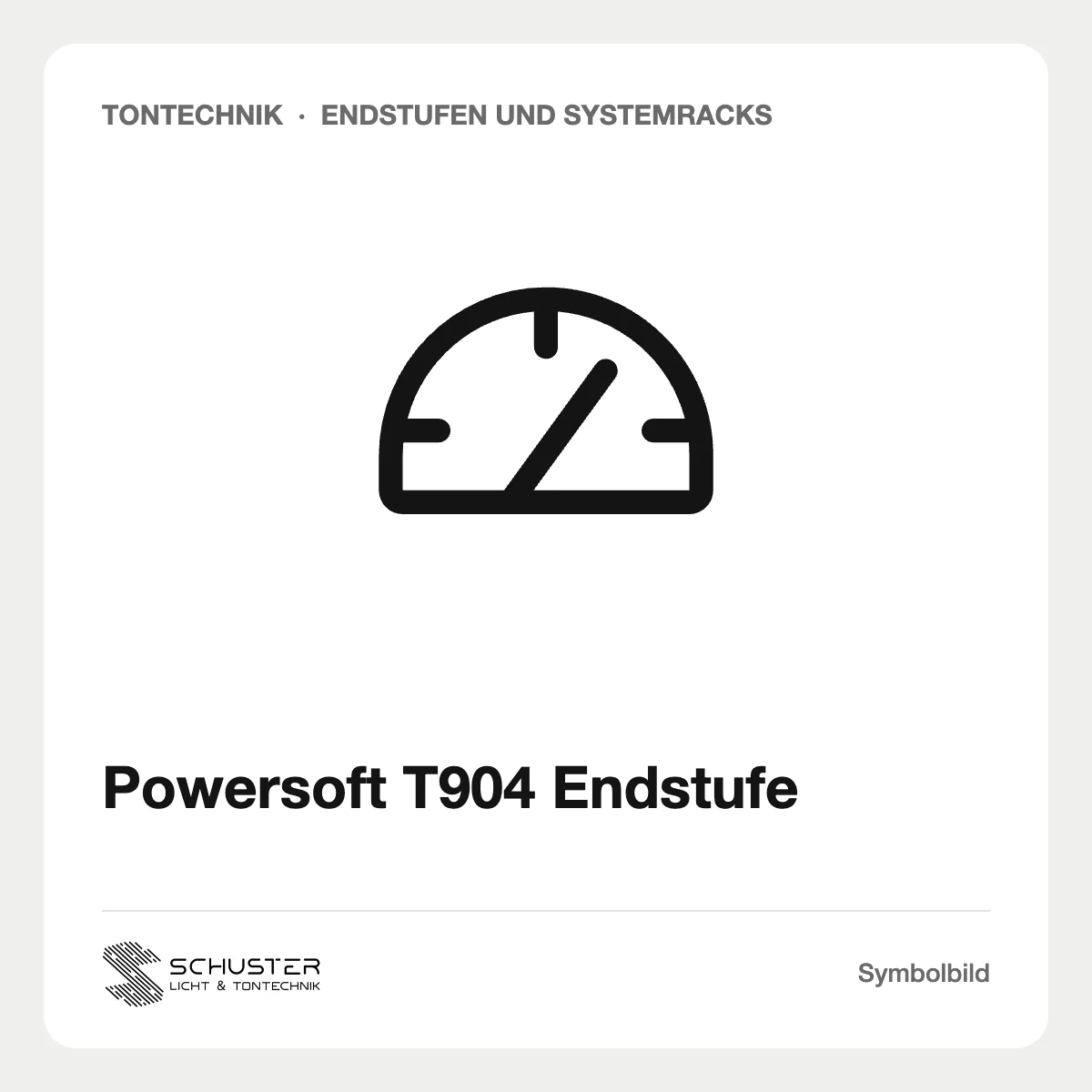Powersoft T904 Endstufe