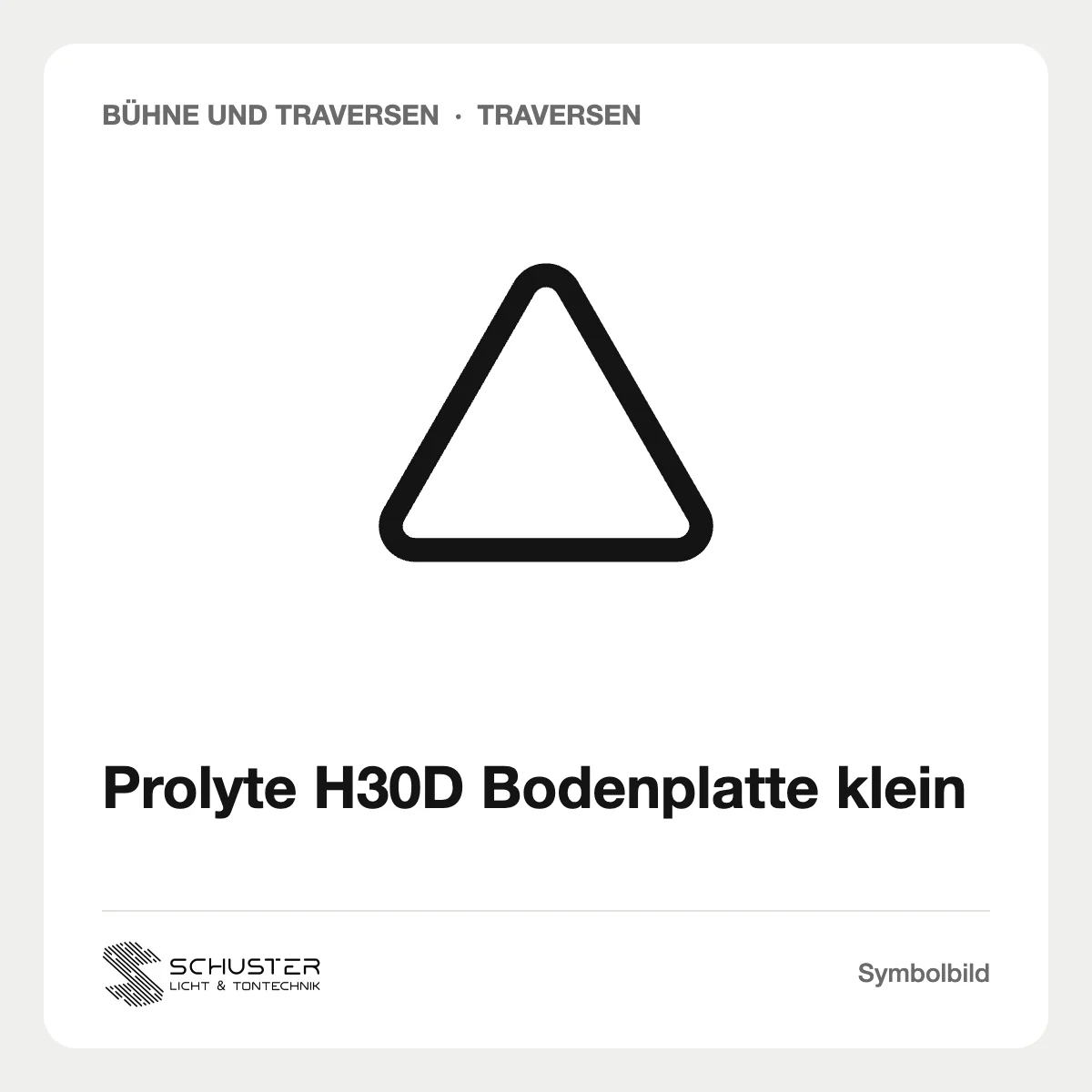 Prolyte H30D Bodenplatte klein