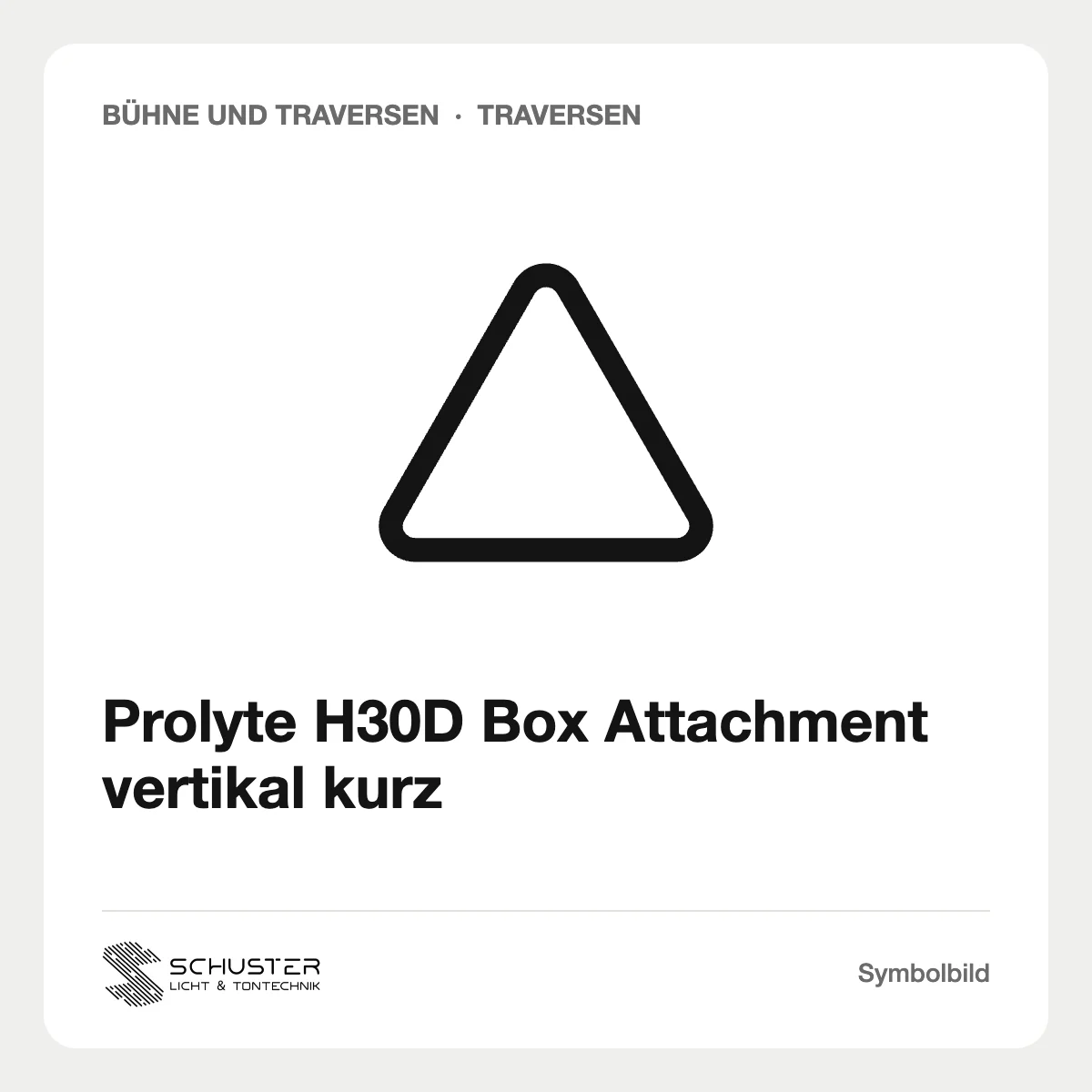 Prolyte H30D Box Attachment vertikal kurz