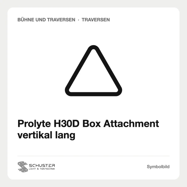 Prolyte H30D Box Attachment vertikal lang